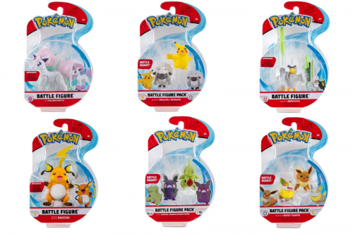 Pokémon: Battle Figure  oraz Battle Figure Pack mix 6 sztuk